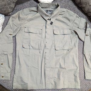 Vollebak Planet Earth Shirt; Medium; Green Grey Edition; Excellent Condition